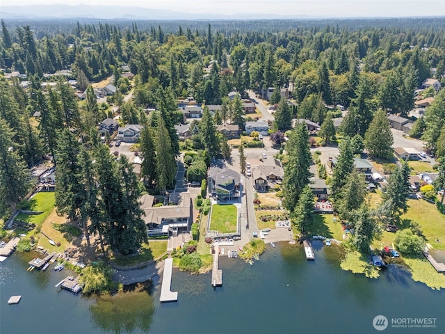 21410 SE 265th Pl, Maple Valley, WA 98038 - aerial overview of property's location with a heavily wooded area and nearby suburban area