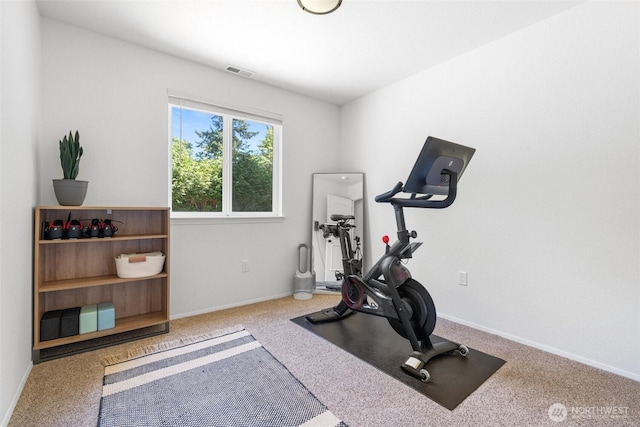 5414 70th Ave NE, Olympia, WA 98516 - exercise area with carpet floors and baseboards