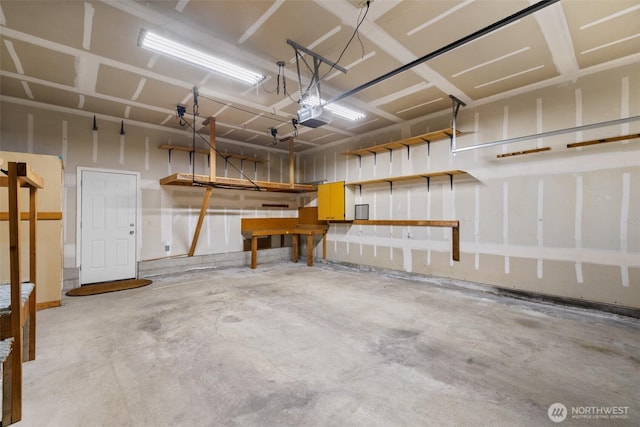 2512 Columbus Ave, Port Angeles, WA 98362 - garage featuring a garage door opener