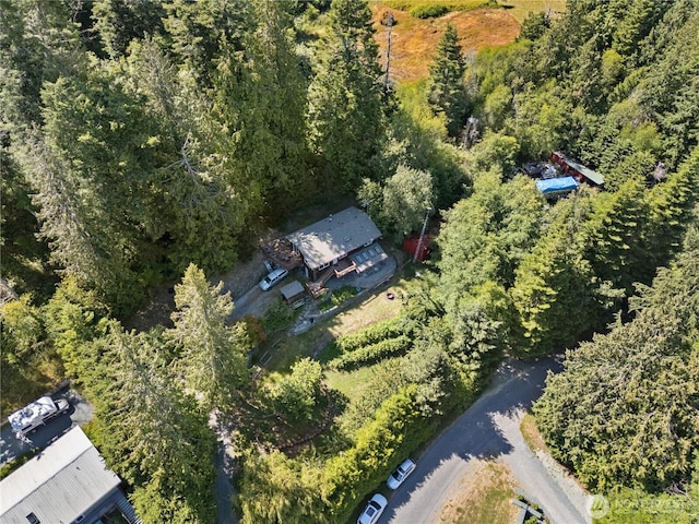 14068 Crater Lake Rd, Anacortes, WA 98221 - aerial view of a heavily wooded area