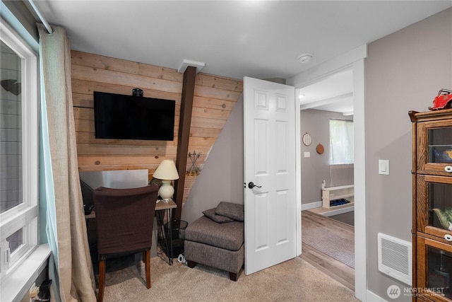 22305 Autumnwood Ct SE, Yelm, WA 98597 - sitting room with heating unit and carpet