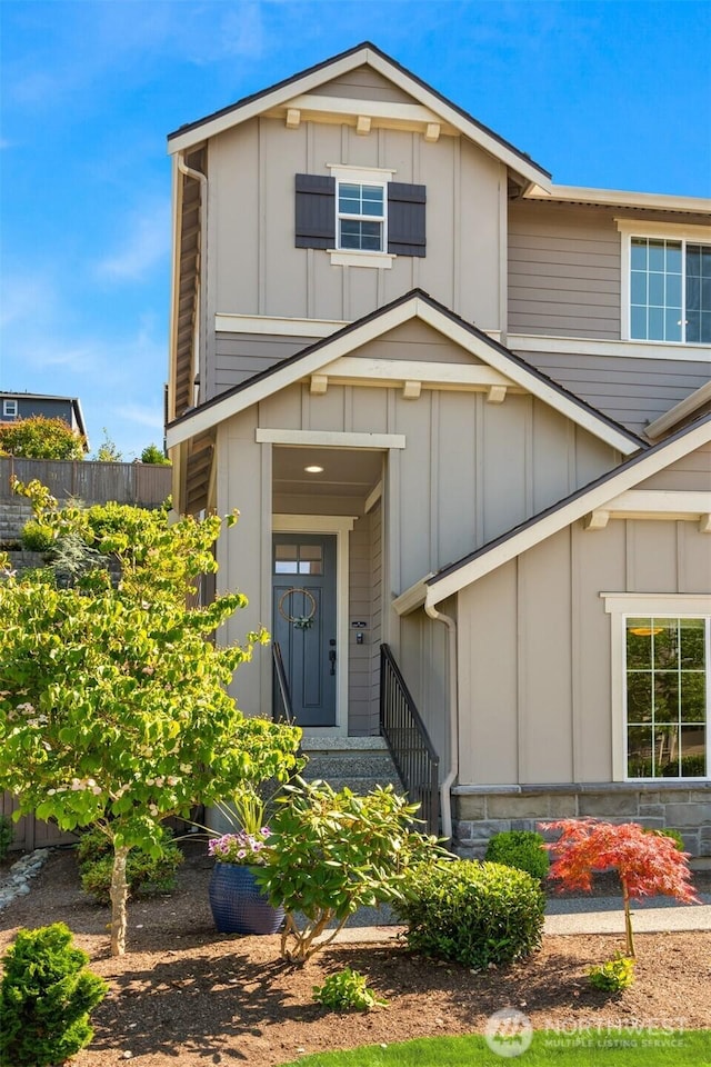 28621 NE 156th St, Duvall, WA 98019 - view of front of home with board and batten siding