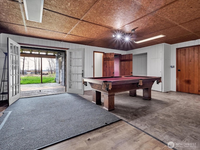 5041 Guide Meridian, Bellingham, WA 98226 - playroom with pool table and wooden walls