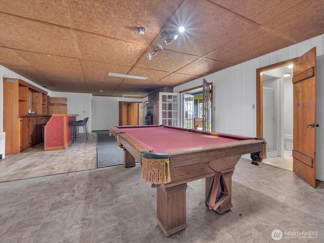 5041 Guide Meridian, Bellingham, WA 98226 - rec room featuring billiards and wood walls