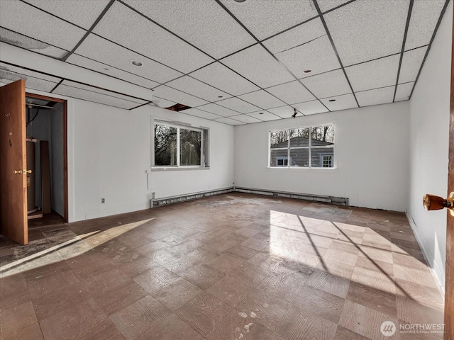 5041 Guide Meridian, Bellingham, WA 98226 - empty room with a paneled ceiling and tile patterned floors