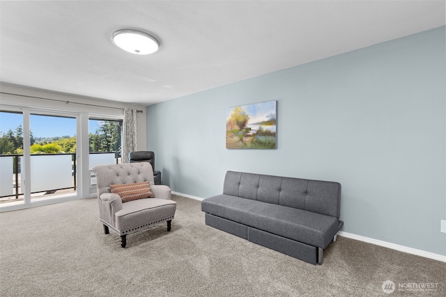 15152 65th Ave S Unit 818, Tukwila, WA 98188 - living area with carpet flooring and baseboards