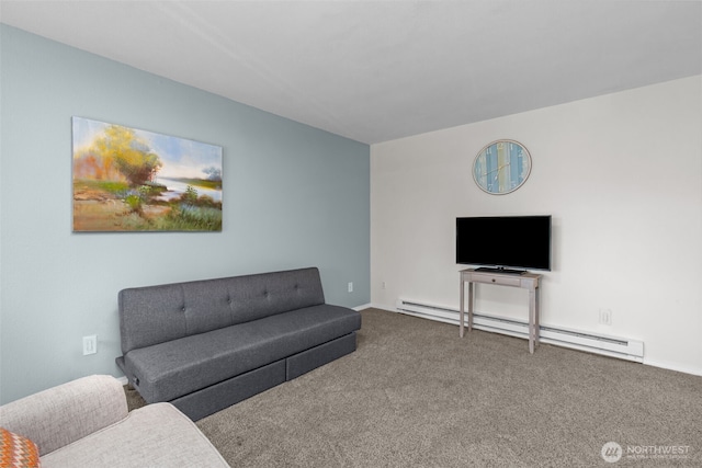 15152 65th Ave S Unit 818, Tukwila, WA 98188 - carpeted living area with baseboard heating