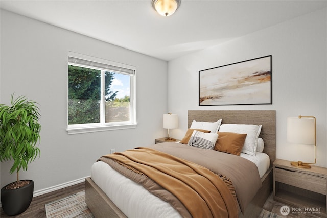 1713 S 30th St, Mount Vernon, WA 98274 - bedroom featuring wood finished floors and baseboards