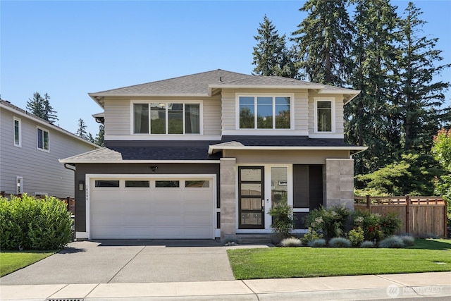 16204 27th Street Ct E, Lake Tapps, WA 98391 - view of front of property featuring concrete driveway, a garage, and a shingled roof