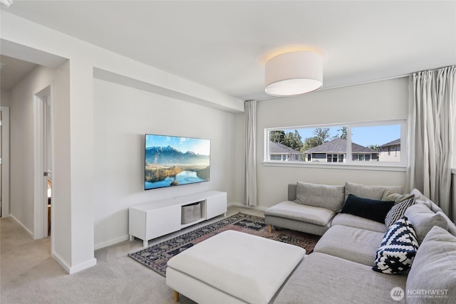 16204 27th Street Ct E, Lake Tapps, WA 98391 - living area with light carpet and baseboards
