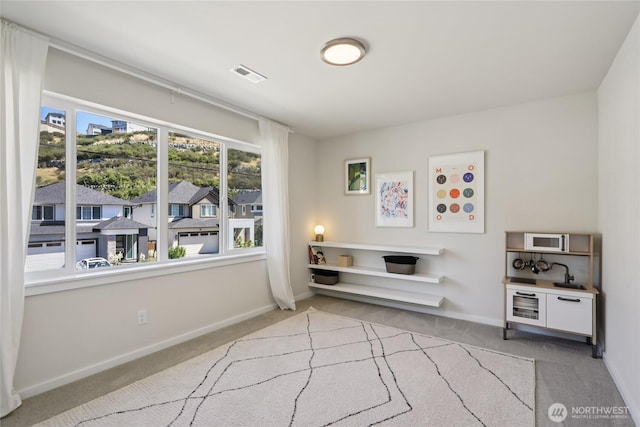 16204 27th Street Ct E, Lake Tapps, WA 98391 - sitting room featuring carpet flooring and baseboards