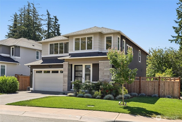 16204 27th Street Ct E, Lake Tapps, WA 98391 - view of front of property featuring an attached garage, concrete driveway, and a shingled roof