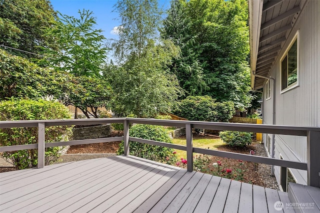 3527 Cain Rd SE, Olympia, WA 98501 - view of wooden deck
