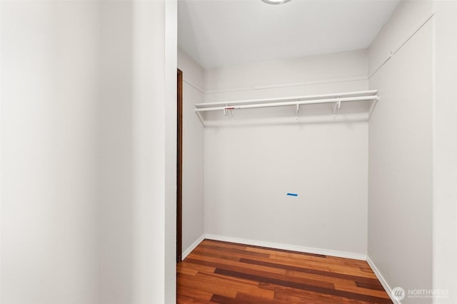 3527 Cain Rd SE, Olympia, WA 98501 - walk in closet featuring wood finished floors