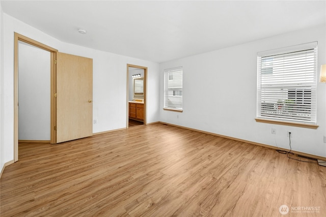 19350 113th Ave SE, Kent, WA 98031 - unfurnished bedroom with light wood-style floors and ensuite bath