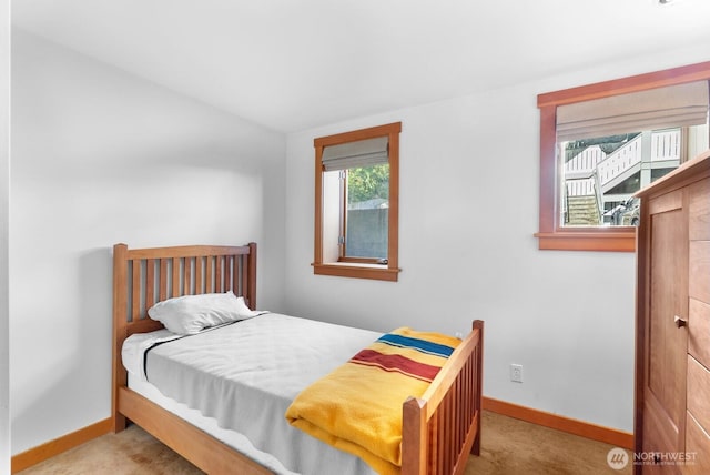 3522 S Leschi Pl, Seattle, WA 98144 - carpeted bedroom with baseboards