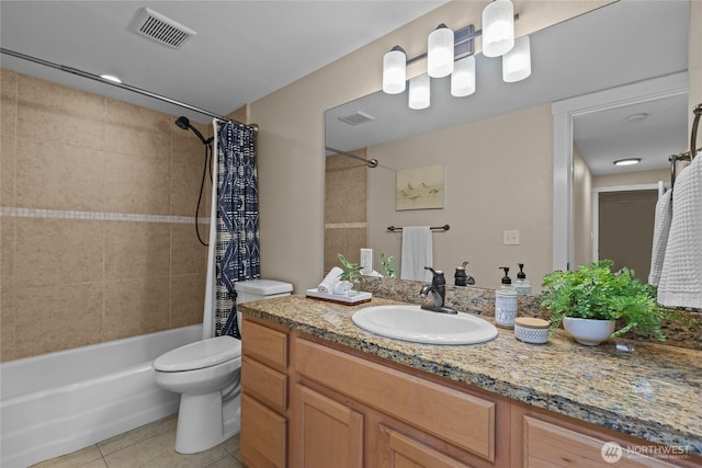 1302 N 6th St Unit 8, Tacoma, WA 98403 - bathroom featuring tile patterned floors, vanity, and shower / tub combo with curtain