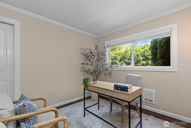 1302 N 6th St Unit 8, Tacoma, WA 98403 - office space with crown molding and wood finished floors