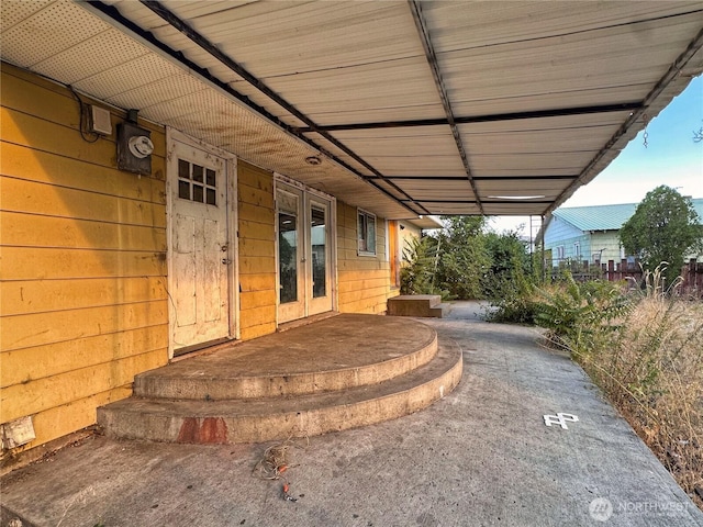 724 Hanford St, Omak, WA 98841 - view of patio / terrace with french doors