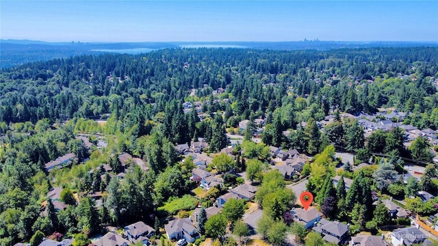 15101 91st Pl NE, Bothell, WA 98011 - aerial view of property's location with a forest and nearby suburban area