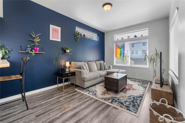 1949 S Sheridan Ave, Tacoma, WA 98405 - living area with wood finished floors and healthy amount of natural light