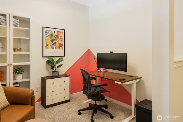 530 4th Ave W Unit 405, Seattle, WA 98119 - carpeted home office featuring baseboards