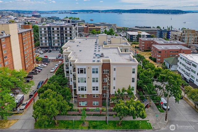 530 4th Ave W Unit 405, Seattle, WA 98119 - bird's eye view of a nearby body of water