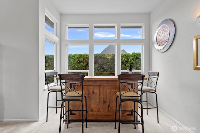 4015 E Broadway St, Mount Vernon, WA 98274 - dining area with light colored carpet