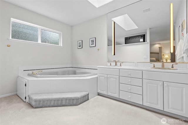 4015 E Broadway St, Mount Vernon, WA 98274 - full bathroom with double vanity and a bath