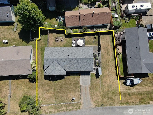 2426 Haines St, Port Townsend, WA 98368 - aerial view of property's location with property boundaries highlighted