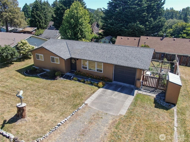 2426 Haines St, Port Townsend, WA 98368 - ranch-style house with an attached garage, driveway, and a shingled roof