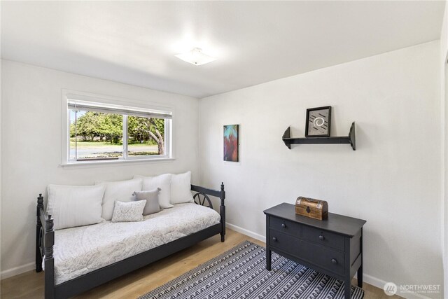 2426 Haines St, Port Townsend, WA 98368 - living area with baseboards and wood finished floors