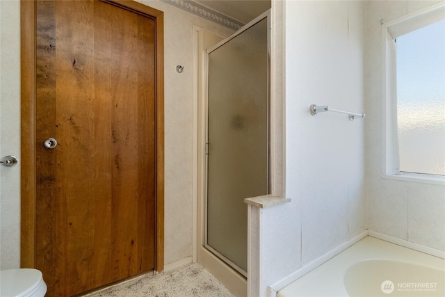 66 Onyx St, Walla Walla, WA 99362 - bathroom with a shower stall and a bath