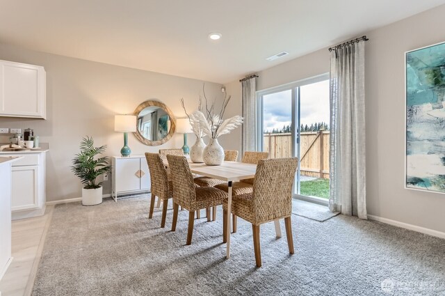 32336 135th Pl SE Unit 213, Sultan, WA 98294 - dining room with light colored carpet and recessed lighting