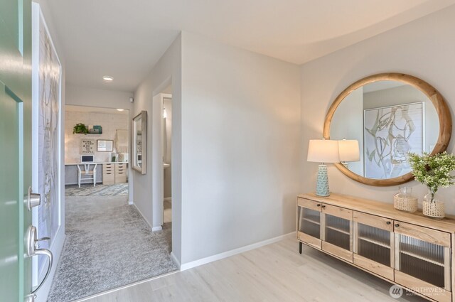 32336 135th Pl SE Unit 213, Sultan, WA 98294 - corridor featuring wood finished floors and baseboards