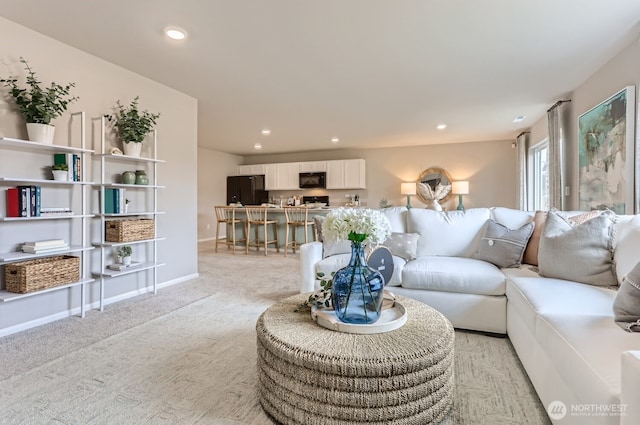 32336 135th Pl SE Unit 213, Sultan, WA 98294 - living area featuring recessed lighting and light colored carpet