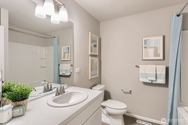 32336 135th Pl SE Unit 213, Sultan, WA 98294 - bathroom with vanity and shower / bath combination with curtain
