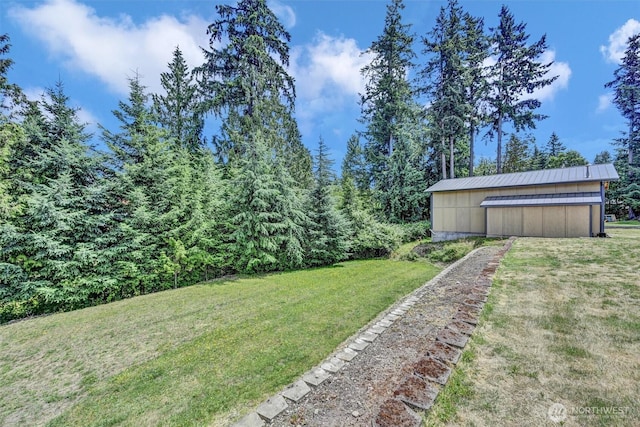 7212 188th Ave E, Bonney Lake, WA 98391 - view of green lawn with an outbuilding