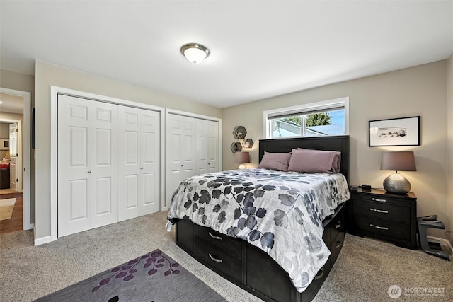 7212 188th Ave E, Bonney Lake, WA 98391 - carpeted bedroom featuring multiple closets