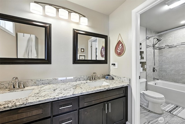 7212 188th Ave E, Bonney Lake, WA 98391 - full bath featuring double vanity and shower / bath combination