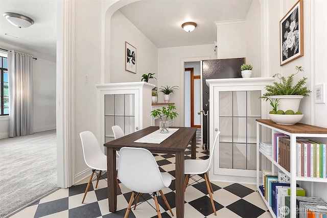 3121 Franklin Ave E Unit 24, Seattle, WA 98102 - dining space with tile patterned floors and baseboards