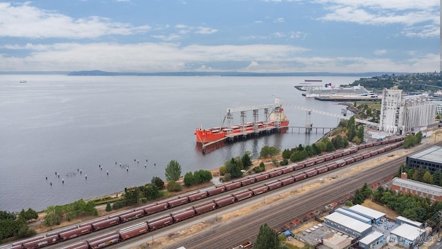 500 5th Ave W Unit 505, Seattle, WA 98119 - drone / aerial view of a large body of water