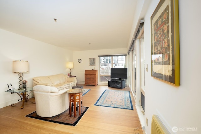 500 5th Ave W Unit 505, Seattle, WA 98119 - living area with light wood-type flooring
