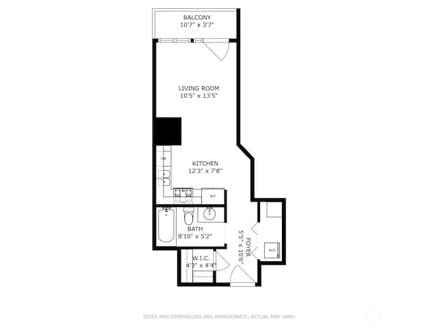 819 Virginia St Unit 2408, Seattle, WA 98101 - view of floor plan / room layout
