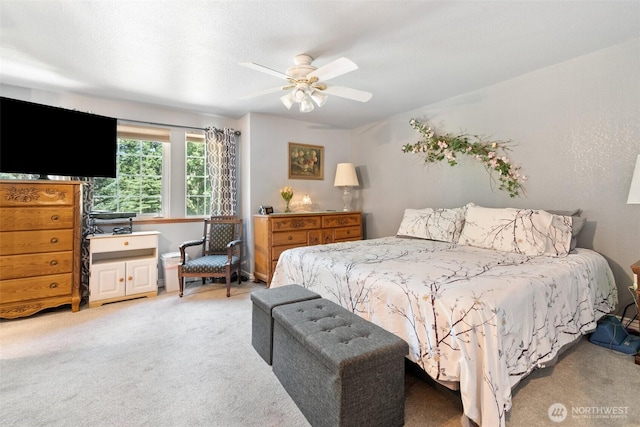 103 Nikula Rd W, Winlock, WA 98596 - carpeted bedroom featuring ceiling fan
