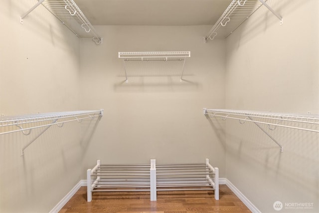 3112 SW Avalon Way Unit 102, Seattle, WA 98126 - walk in closet with wood finished floors