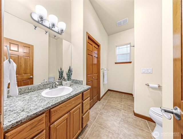 8 Southern Ct, Bellingham, WA 98229 - full bath with vanity and tile patterned floors