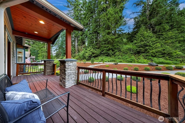 8 Southern Ct, Bellingham, WA 98229 - view of wooden porch