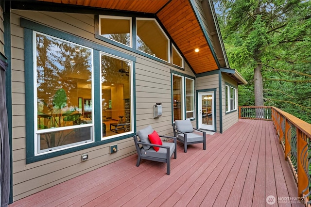 8 Southern Ct, Bellingham, WA 98229 - view of wooden deck