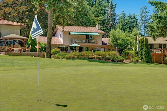 3500 SW 325th St, Federal Way, WA 98023 - view of community with a gazebo, an area to practice putting, and a yard